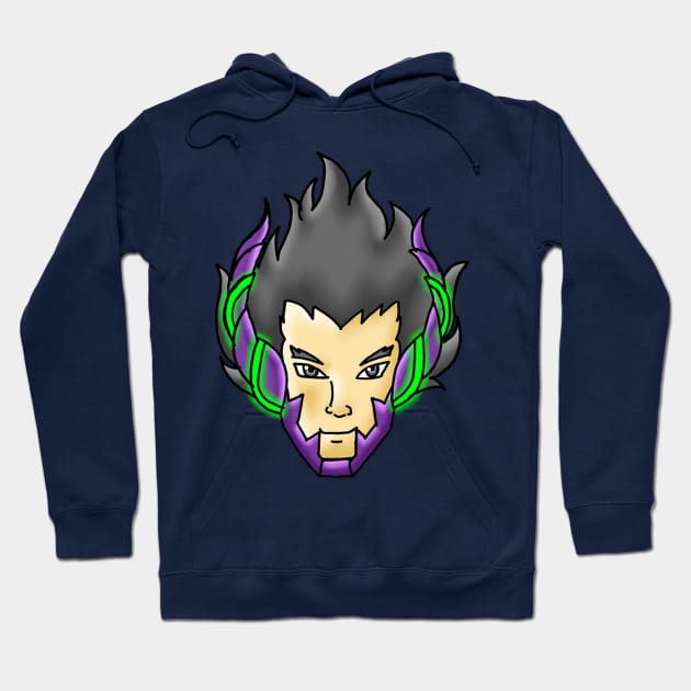 SUPER HERO MECHAGON (HEAD) Hoodie by MIZART